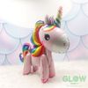 Bóng nhôm ngựa 1 sừng 4D - Unicorn Hồng