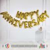 Bóng nhôm bộ chữ Happy Anniversary