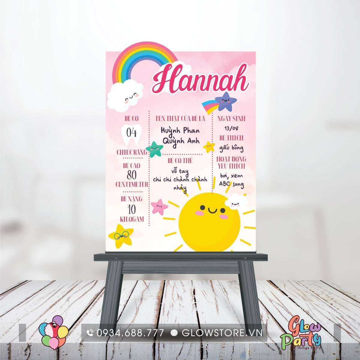 Bảng thông tin của bé - Bầu trời