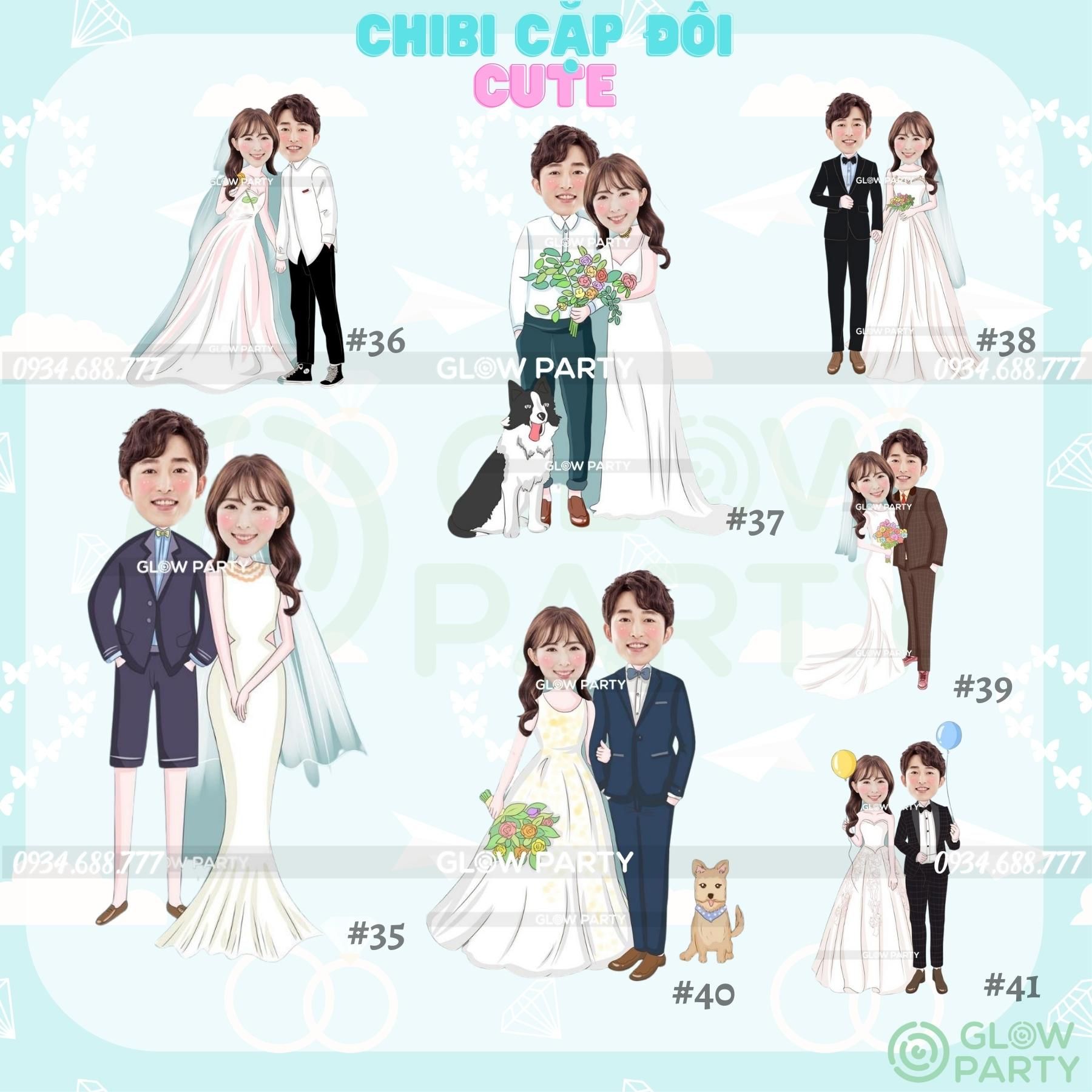 Set chibi cưới của chúng tôi sẽ giúp bạn tạo ra những hình ảnh đầy màu sắc, đáng yêu và tuyệt đẹp nhất trong ngày đám cưới của mình. Với bộ sưu tập đa dạng và phong phú, bạn sẽ dễ dàng chọn được set chibi cưới đẹp nhất để tạo ra những khoảnh khắc đáng nhớ.