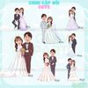 Chibi cưới - set 1 (chọn mẫu)