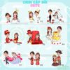 Chibi tình nhân - Set 1 (chọn mẫu)