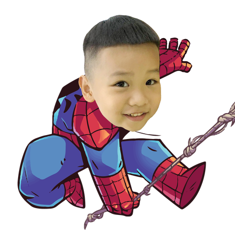  Chibi Người Nhện - Spiderman Mẫu 03 