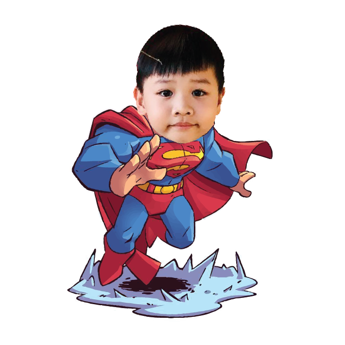 Superman Chibi  Hình chibi siêu nhân Superman đẹp và dễ thương  Trung Tâm  Đào Tạo Việt Á