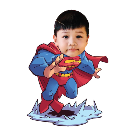  Chibi Superman - Mẫu 01 