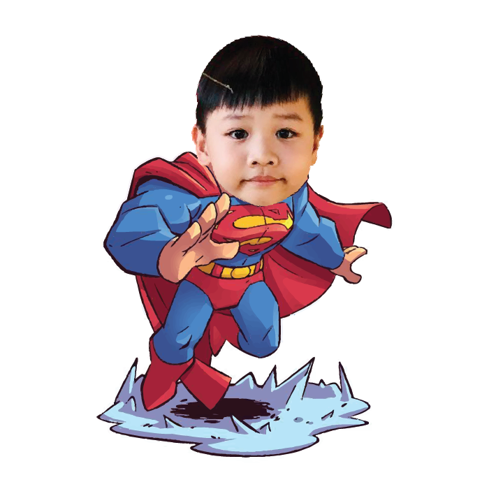 Chibi Superman - Mẫu 01