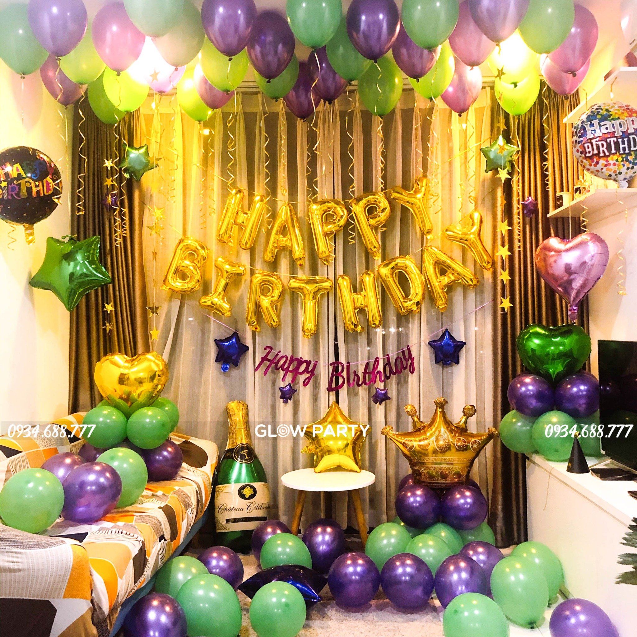 Combo Bóng Background Mẫu 23 - Xanh Tím