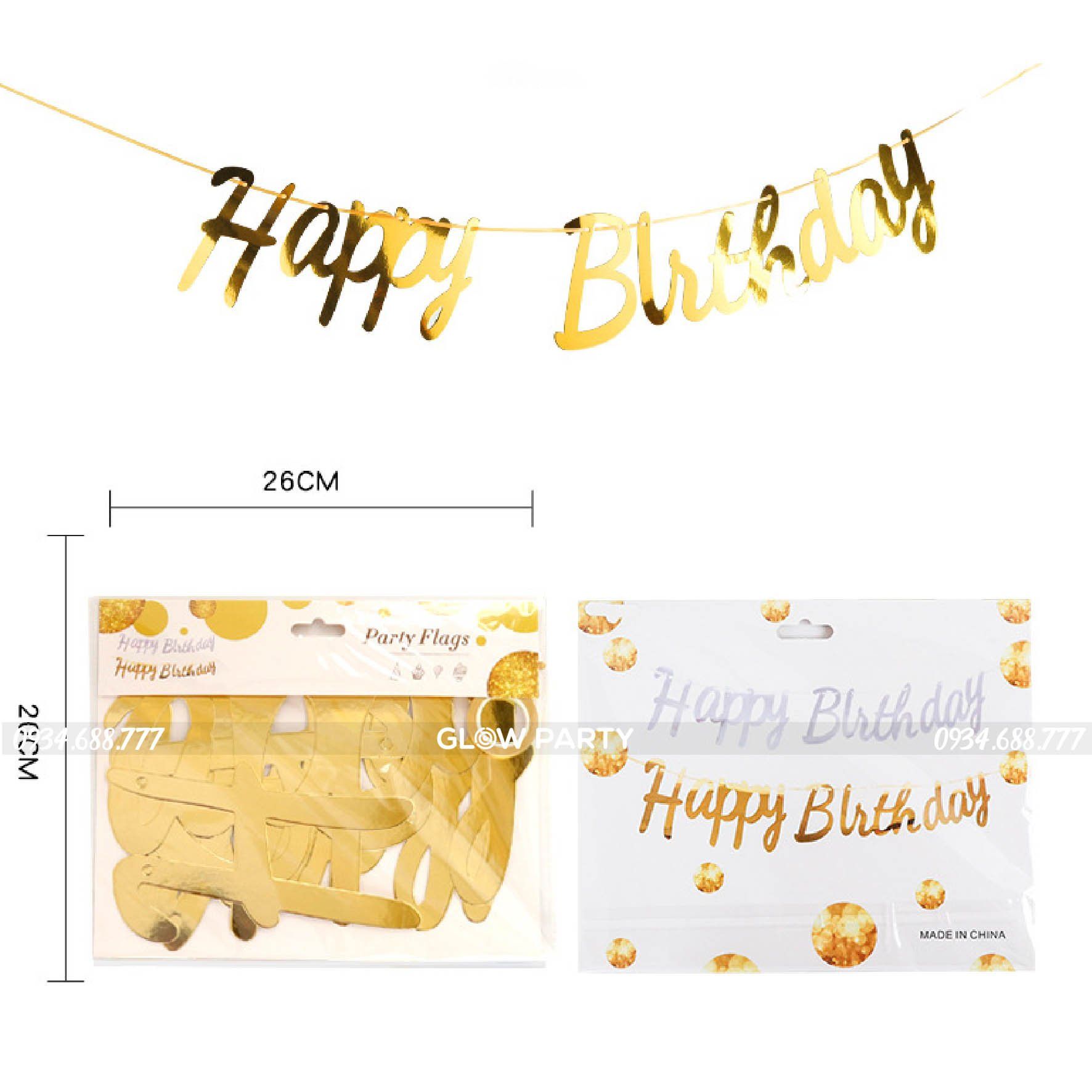 Bong bóng 4D chữ Happy Birthday style Hàn Quốc bóng đầy sắc màu trang trí  sinh nhật  PartyStorevn