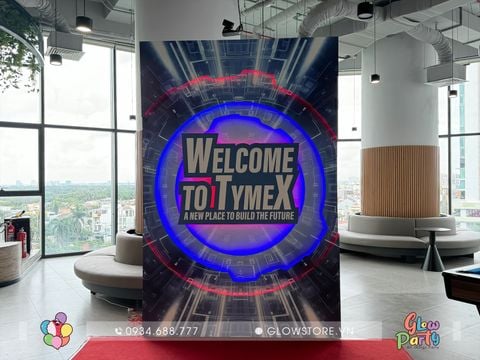 (Post + Web + Story) feedback trang trí event chào mừng cơ sở mới công ty TymeX(1) 
