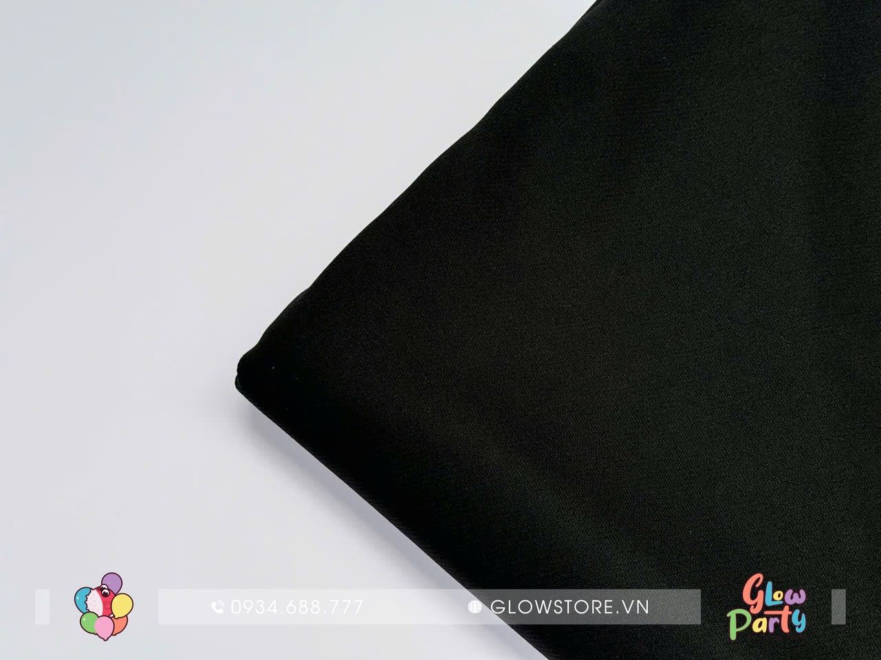 Khăn trải bàn bản dày 3m x 1,6m - Đen