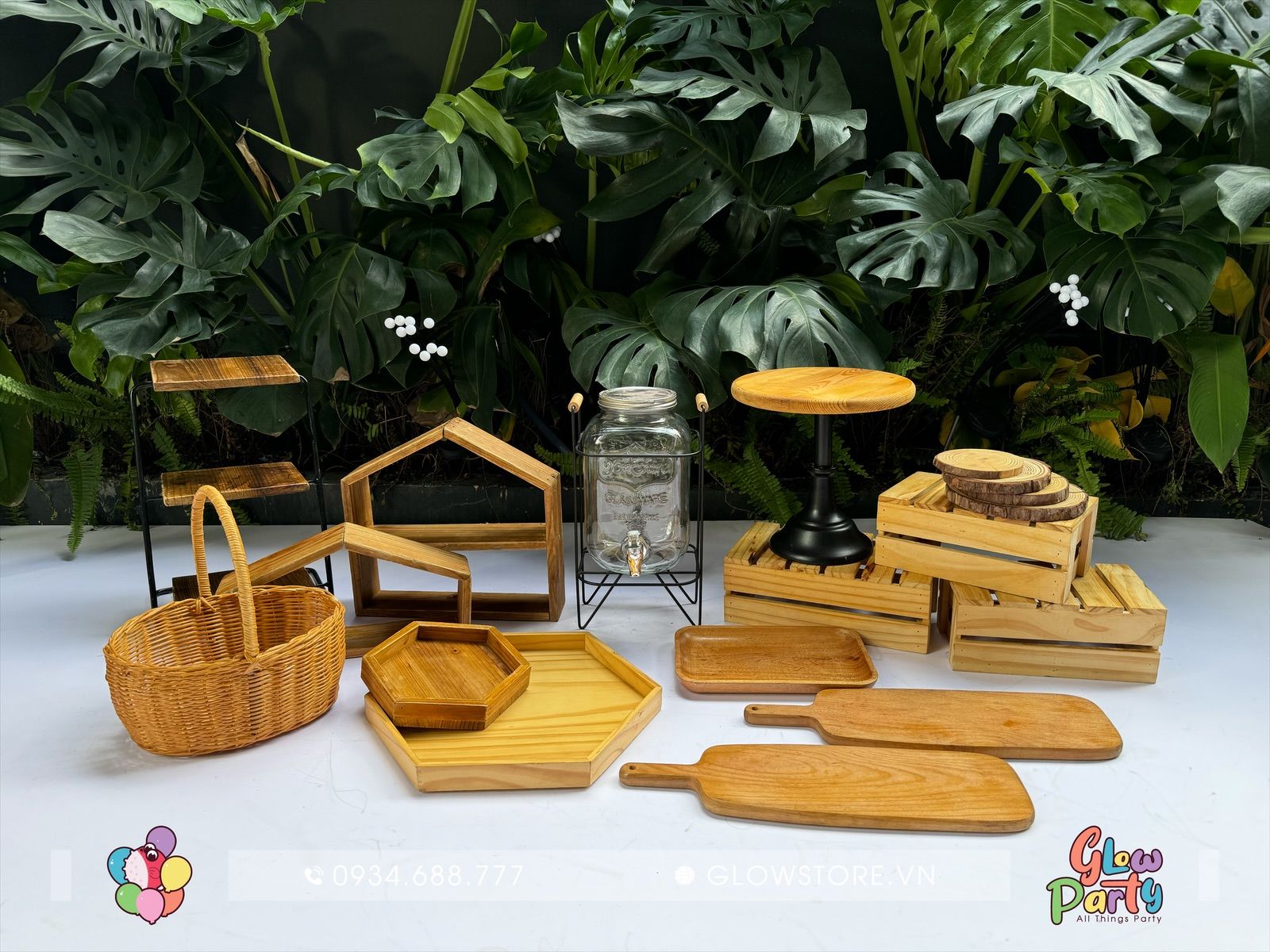Bộ Kệ Mộc Hương - Full set 18 món