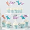 Que cắm Bánh Cupcake - Khủng long (set 10)