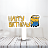 Props chụp hình cầm tay - Happy Birthday nhiều mẫu