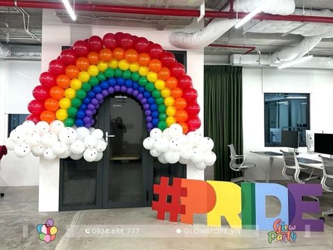 4tr - feedback trang trí cổng bóng cầu vồng theo chủ đề ngày LGBT tại công ty ON Vietnam  (3)