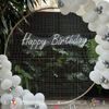 Chữ đèn LED neon - trắng - Happy Birthday