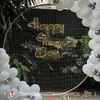 Chữ đèn LED neon - Vàng - Happy Women's Day
