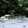 Bộ Kệ Trắng Cổ Điển - Full Set 16 món
