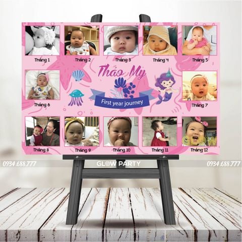 Khung-hinh-12-thang-trang-tri-sinh-nhat-cho-be
