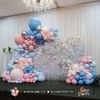 Rèm Background Sequin - Bạc