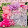 Rèm Background Sequin - Bạc