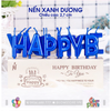 Nến Happy Birthday Nhiều Màu