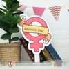 Props chụp hình cầm tay - Happy Women's Day