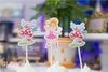 Que cắm Bánh Cupcake - Nàng tiên Fairy (set 10)