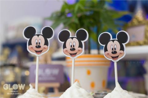  Que cắm Bánh Cupcake - Mickey (set 10) 