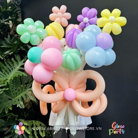 Bó hoa bong bóng quà tặng - Balloon Flower Bouquet - 6