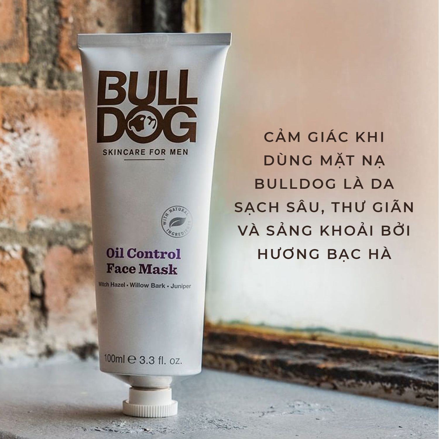 Mặt nạ Bulldog Da Dầu Bulldog Oil Control Face Mask 100ml Hair Bros