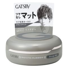 Sáp vuốt tóc Gatsby Moving Rubber Xám - Grunge Mat Wax - 80g