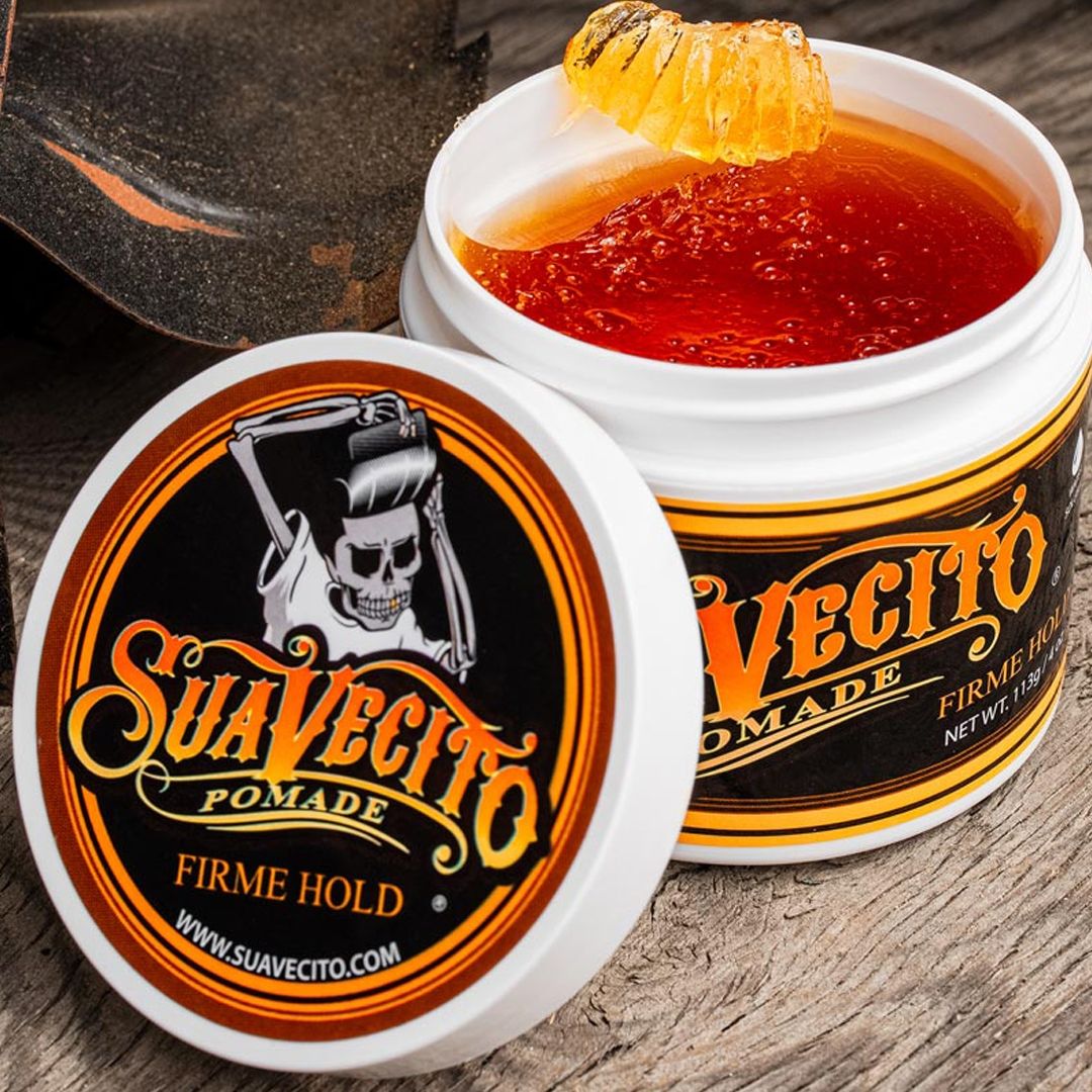 Suavecito Firme Hold: Một sản phẩm sáp tóc đẳng cấp, được ưa chuộng bởi tính năng giữ nếp tuyệt vời, cho kiểu tóc lâu phai và không lo bết dính, giúp bạn tự tin tỏa sáng tất cả lúc thì. Click và khám phá điều đặc biệt của Suavecito Firme Hold, để trải nghiệm cảm giác tuyệt vời khi sử dụng.