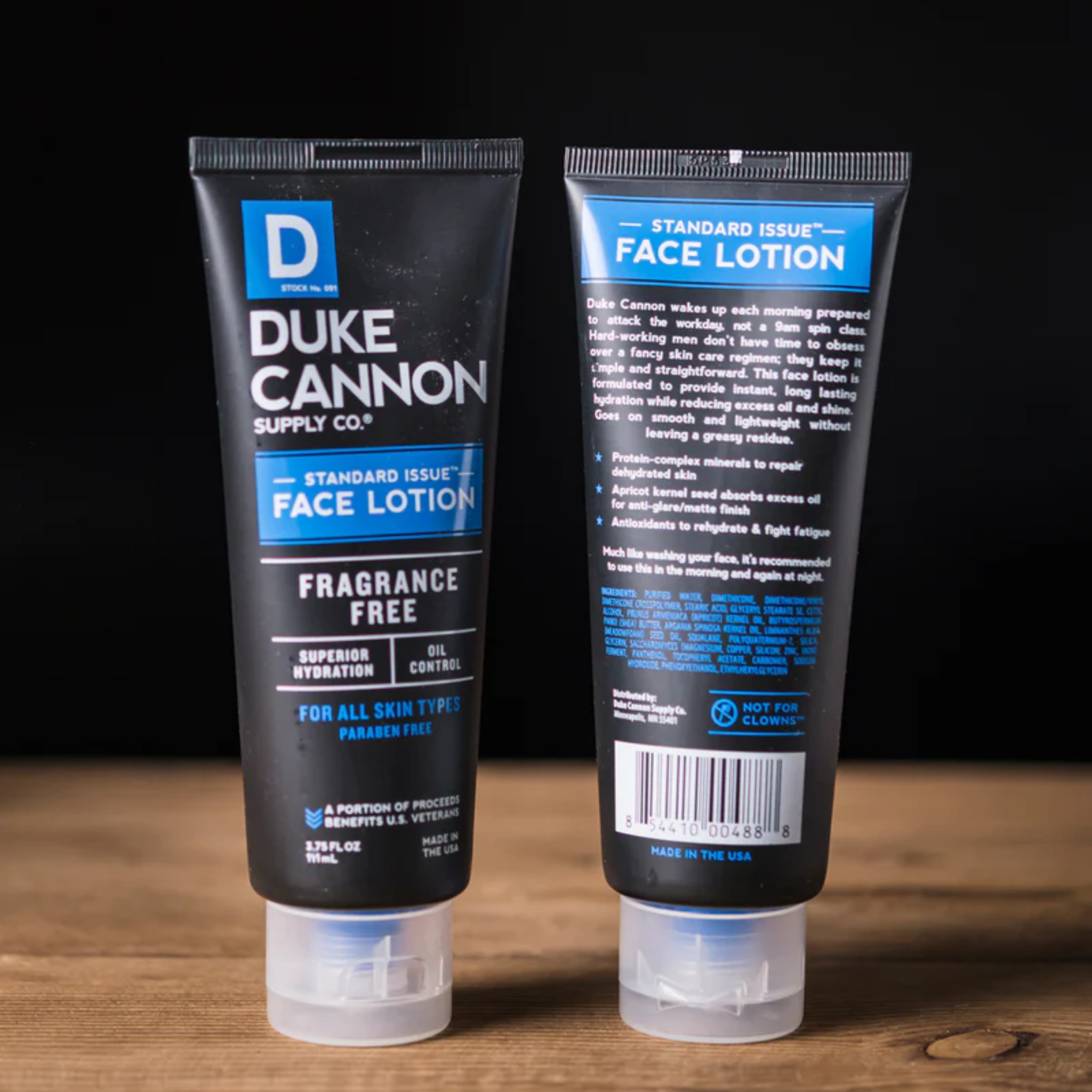 Kem dưỡng ẩm Duke Cannon Standard Issue Face Lotion 111ml – Hair Bros