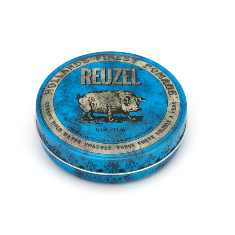 Reuzel Blue Pomade là sự lựa chọn hoàn hảo cho bạn nếu bạn đang muốn tạo ra những kiểu tóc cổ điển và nam tính. Sản phẩm giúp cho tóc của bạn dày hơn, giữ nếp tốt hơn và mang lại một cảm giác sạch sẽ và thoải mái cho tóc của bạn.