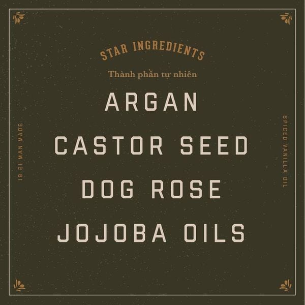 Tinh dầu 3in1 18.21 Manmade Beard, Hair and Skin Oil