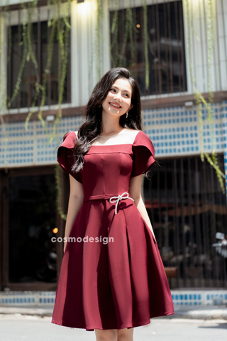 PADRAIG SEMI CIRCULAR SKIRT Chân Váy Xòe Cạp Liền Nữ White Ant 110100   WHITE ANT
