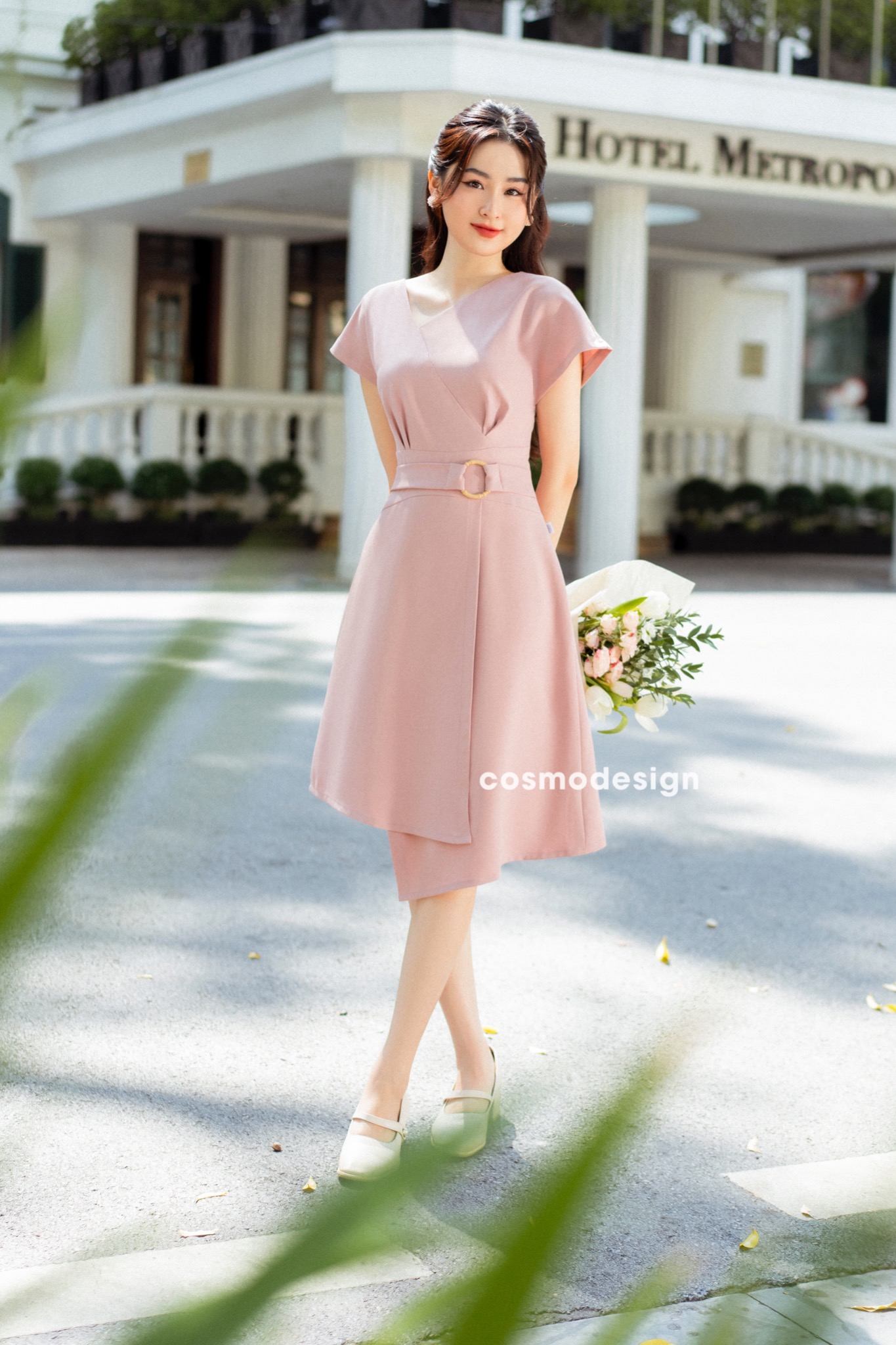 Mua Váy Đầm Cho Bé Gái Vải Linen Hàn Quốc Màu Hồng Cam Phối Ren Chân Váy   Tiki