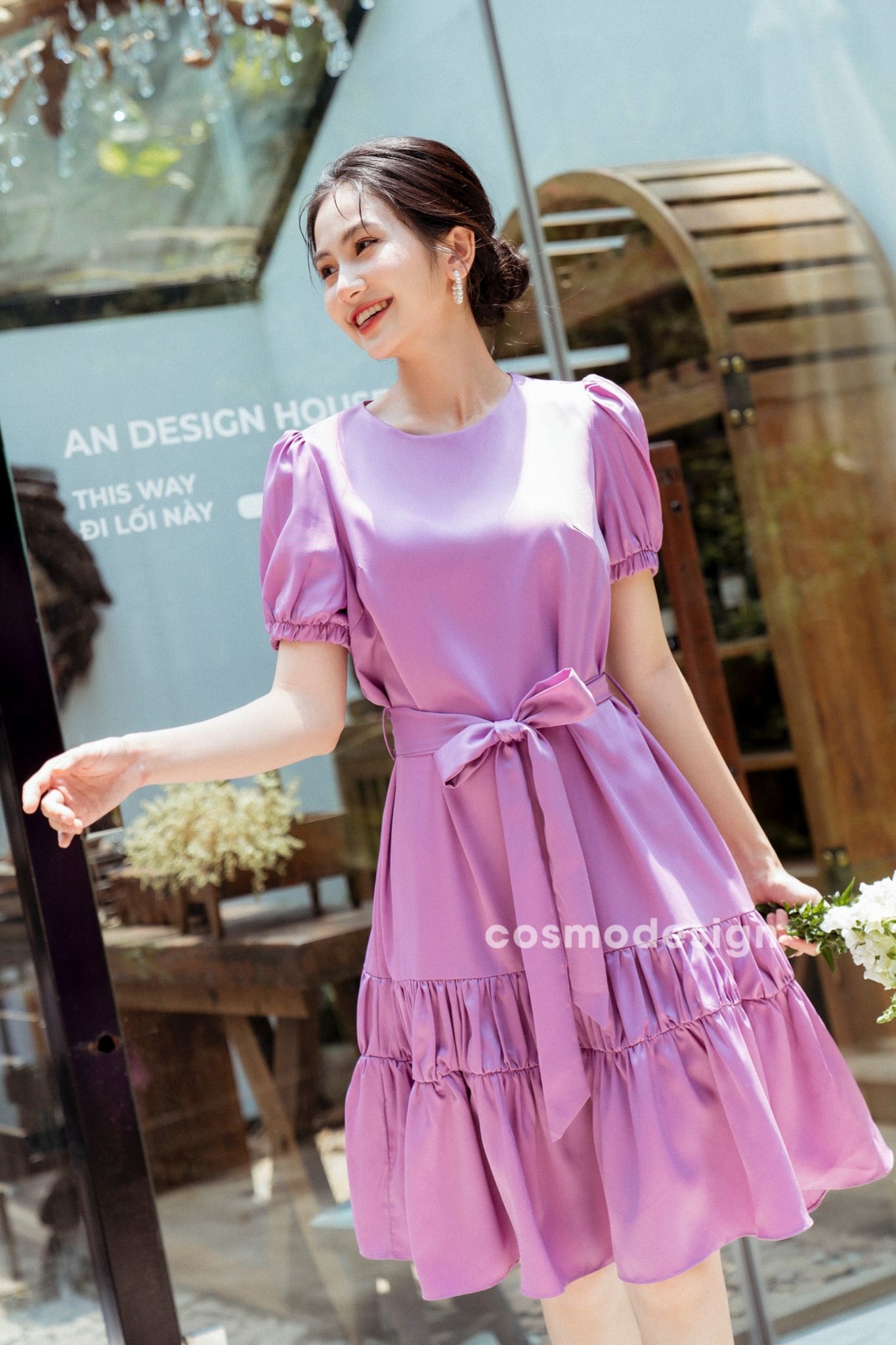 ĐẦM SUÔNG HỒNG ĐẬM CƯỜM CỔ #21 ĐẦM SUÔNG HỒNG ĐẬM CƯỜM CỔ
