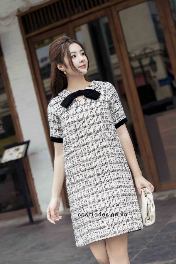 Kết hợp bộ đôi đen  trắng tinh tế thanh lịch