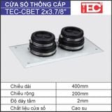 CỬA SỔ THÔNG CÁP TEC CBET 2X3-7/8″