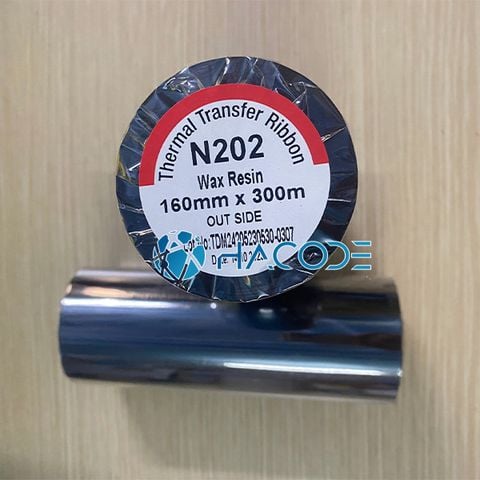 Mực in mã vạch wax resin 160mm x 300m