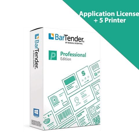 Phần mềm thiết kế in mã vạch BarTender Professional BTP-5