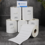 Giấy in mã vạch 3 tem (35x22mmx50m) bo góc