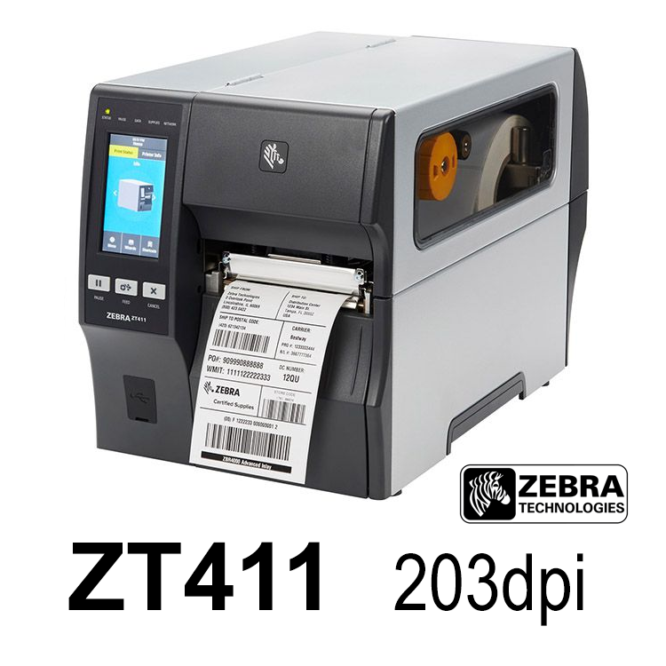 Máy in tem mã vạch Zebra ZT411 (203dpi)