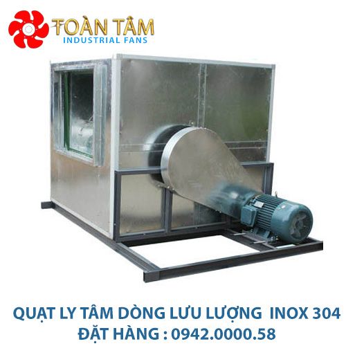  Quạt ly tâm inox 304 dòng lưu lượng 