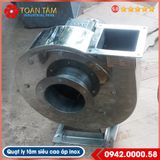  Quạt ly tâm inox 304 siêu cao áp chống rỉ sắt môi trường mặn 