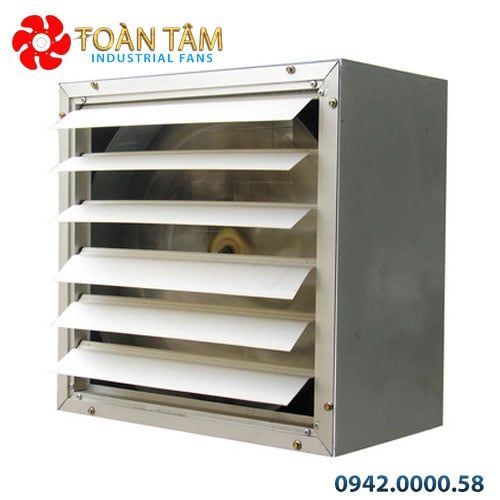  Quạt thông gió vuông có lá sách che mưa QBV-04LS 