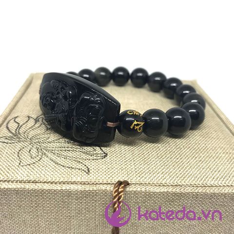 Vòng Tay Phật Bản Mệnh Đá Obsidian Hư Không Tạng Bồ Tát KATEDA