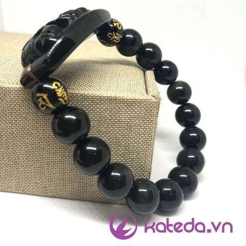 Vòng Tay Phật Bản Mệnh Đá Obsidian Hư Không Tạng Bồ Tát KATEDA