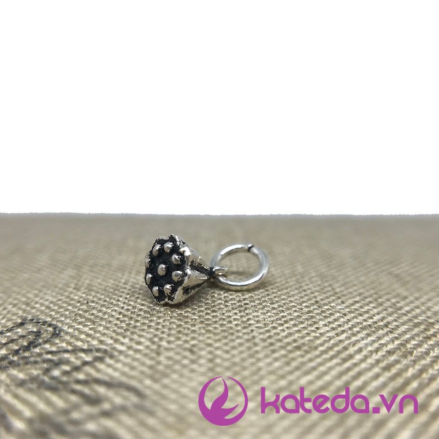 Charm Bạc Thái Gương Sen Size 7*10mm KATEDA